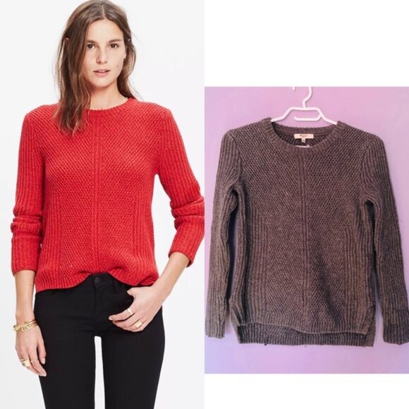 Madewell Hexcomb Texture Sweater - Picture 1 of 5
